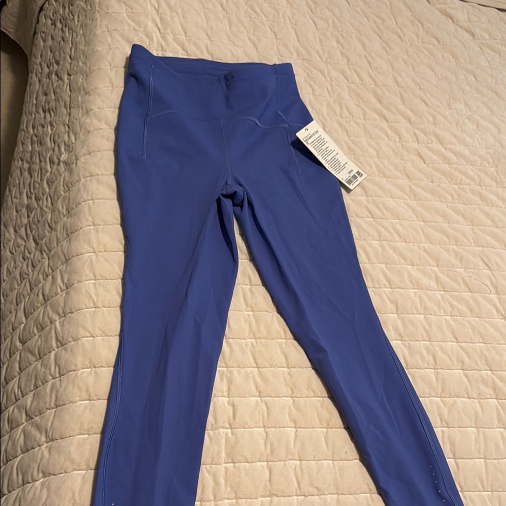Lululemon Blue High-Rise Leggings
